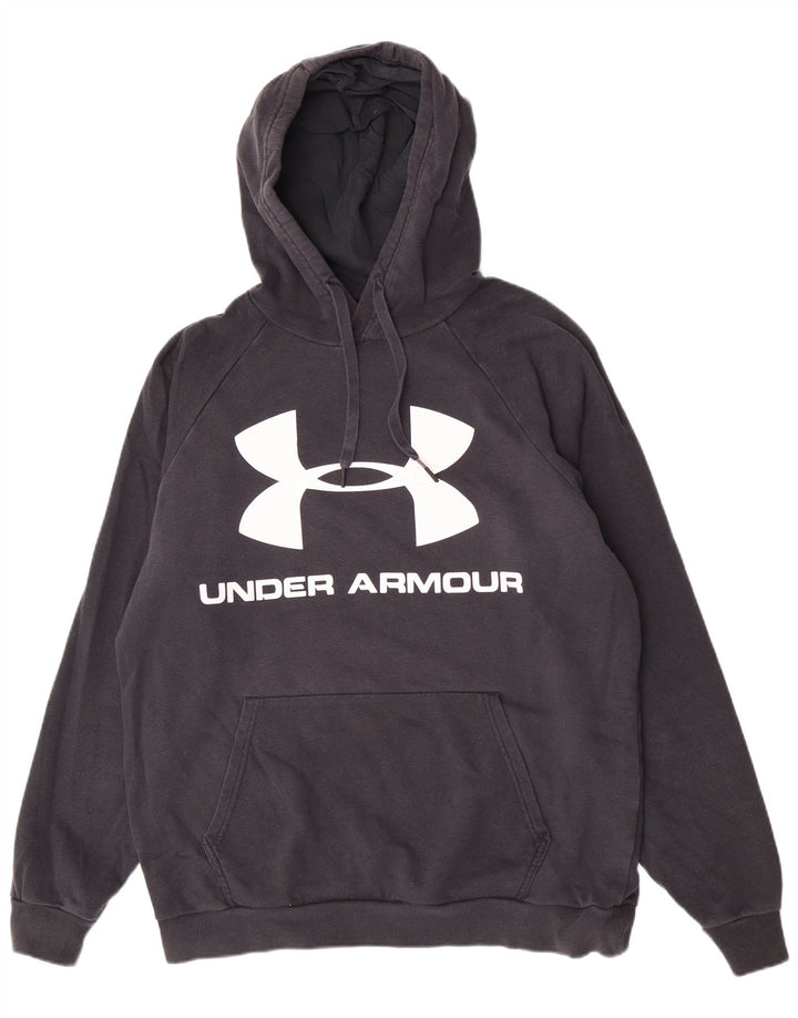 Under Armour Mens Graphic Regular Fit Hoodie Jumper Large Black