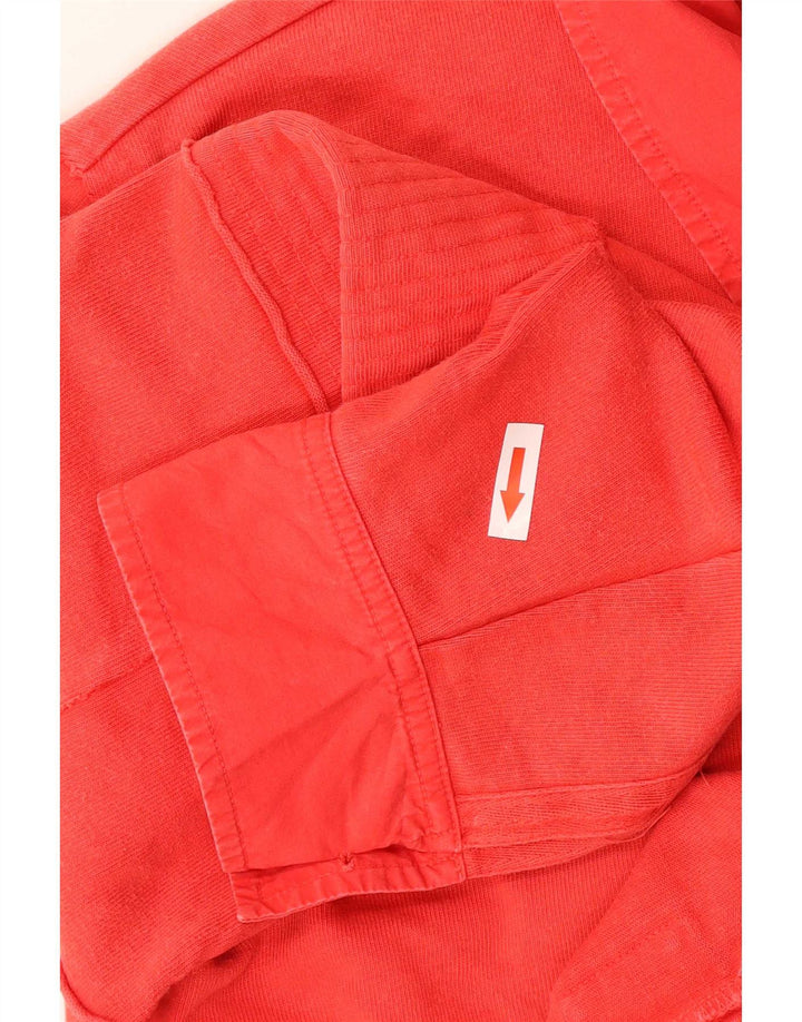 Dkny Camisa tipo pulóver para hombre, tamaño grande, algodón rojo