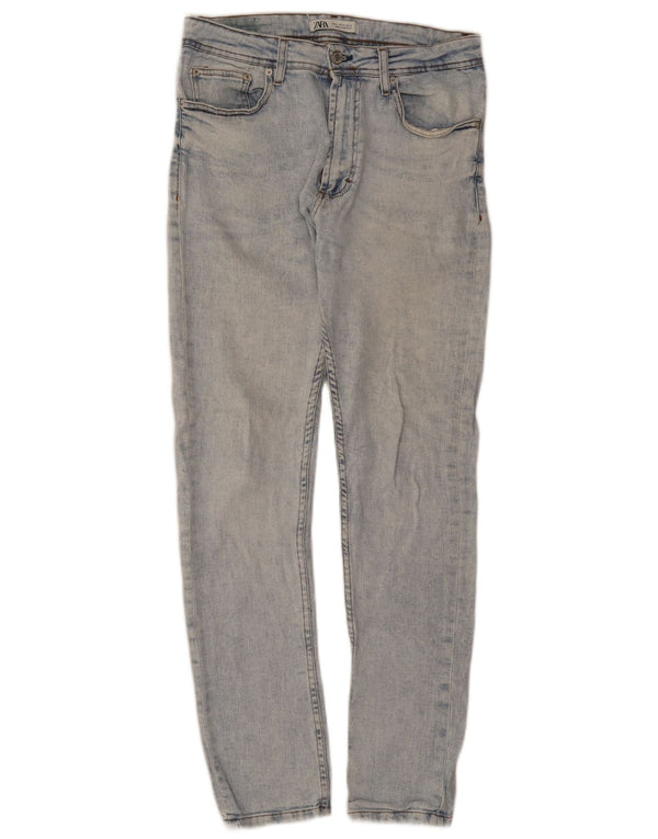Zara Herren Slim Jeans EU 42 Large W32 L29 Blau