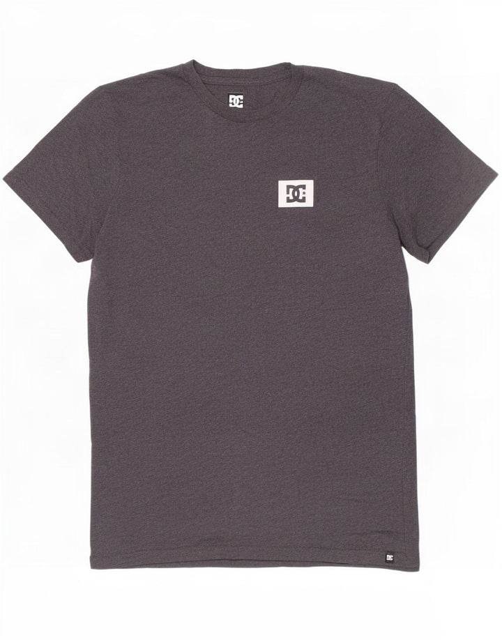 DC - Camiseta gráfica para hombre, talla pequeña, gris
