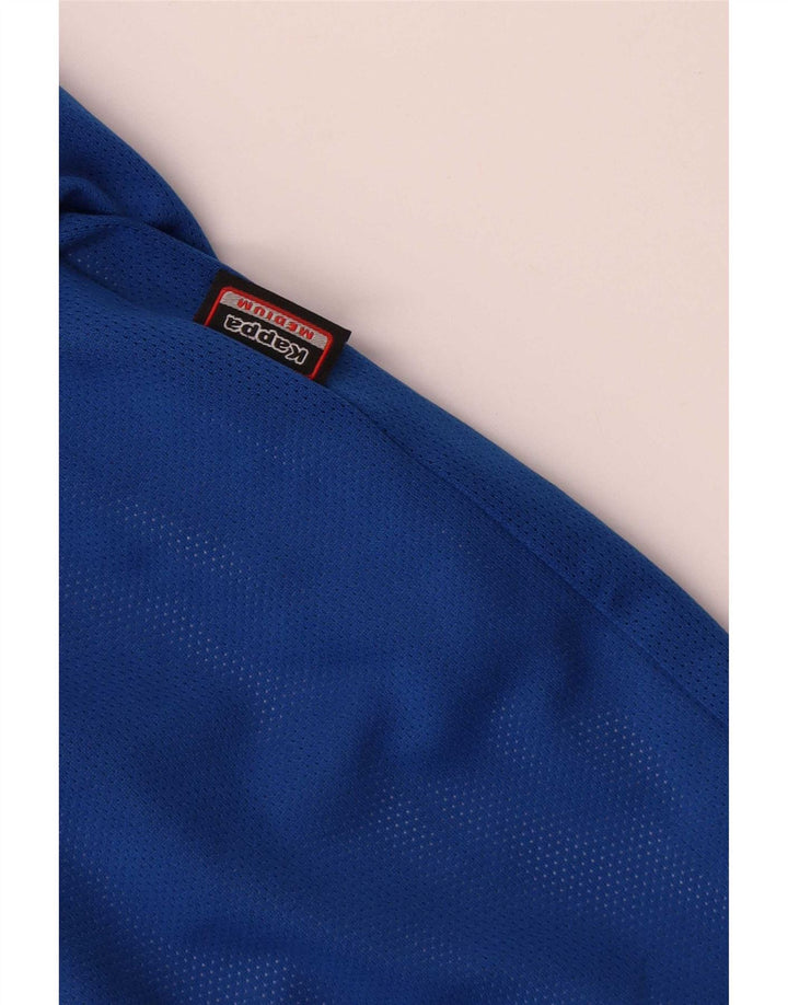Kappa Mens Sport Shorts Medium Blue Colourblock Polyester