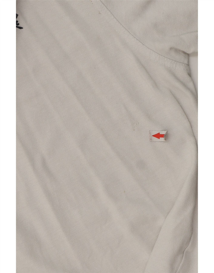 Crew Clothing Mens Polo Shirt Large White Cotton
