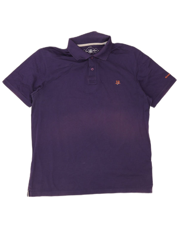 Męska koszulka polo Harmont & Blaine 3XL, fioletowa, bawełniana