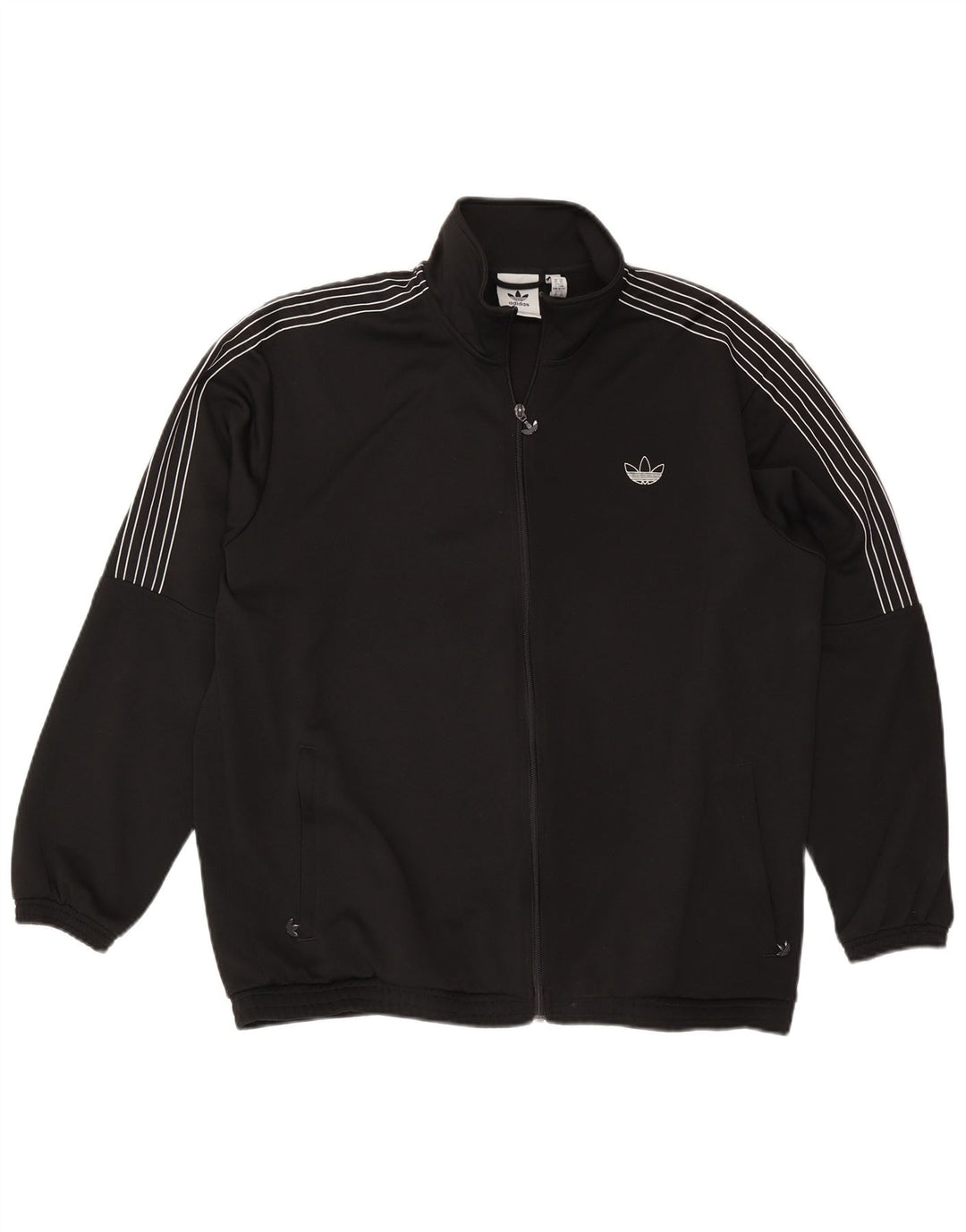 Adidas Mens Tracksuit Top Jacket XL Black Polyester