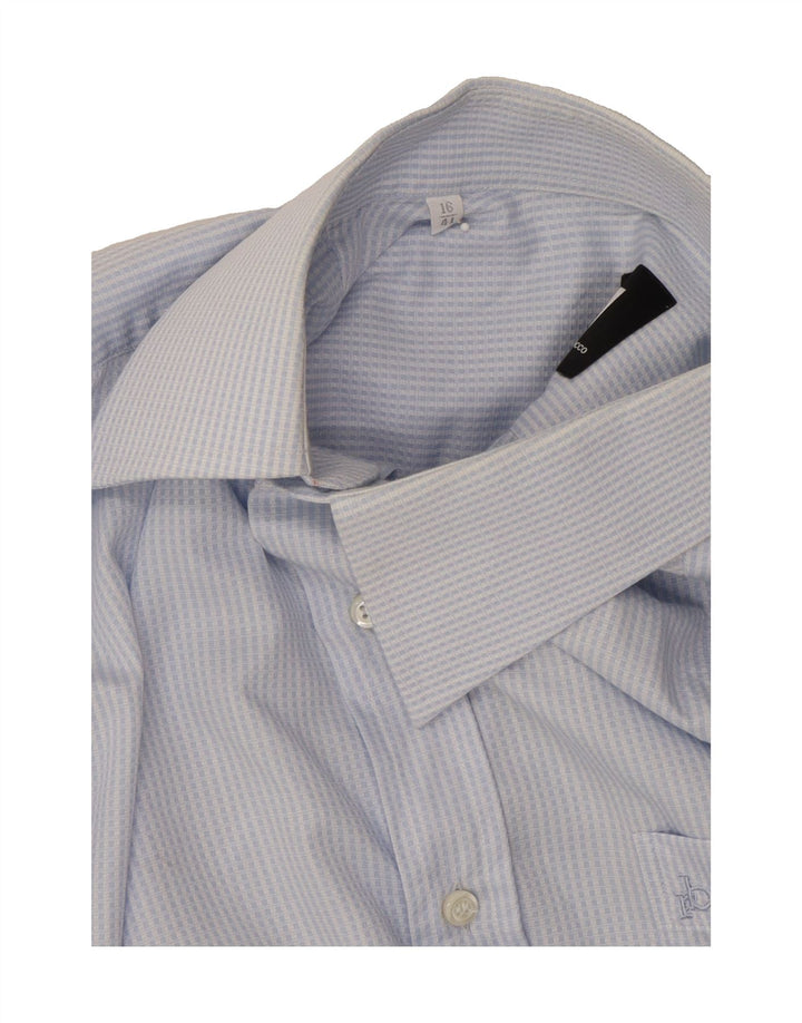 ROCCOBAROCCO Mens Shirt Size 16 41 Large Blue Striped Vintage Roccobarocco and Second-Hand Roccobarocco from Messina Hembry 