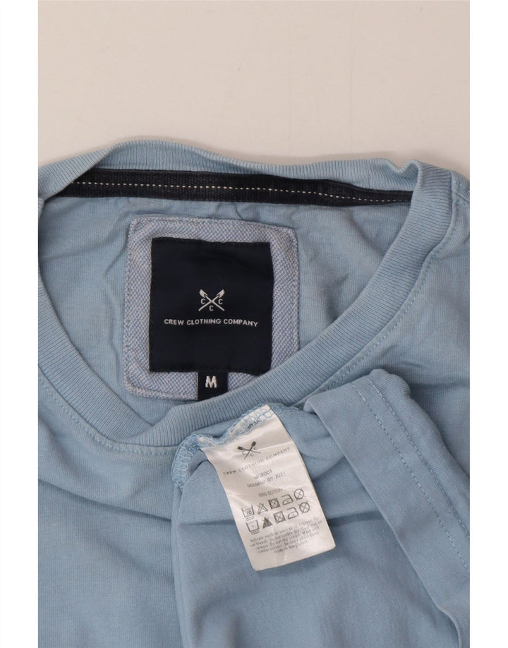Crew Clothing Mens T-Shirt Top Medium Blue Cotton