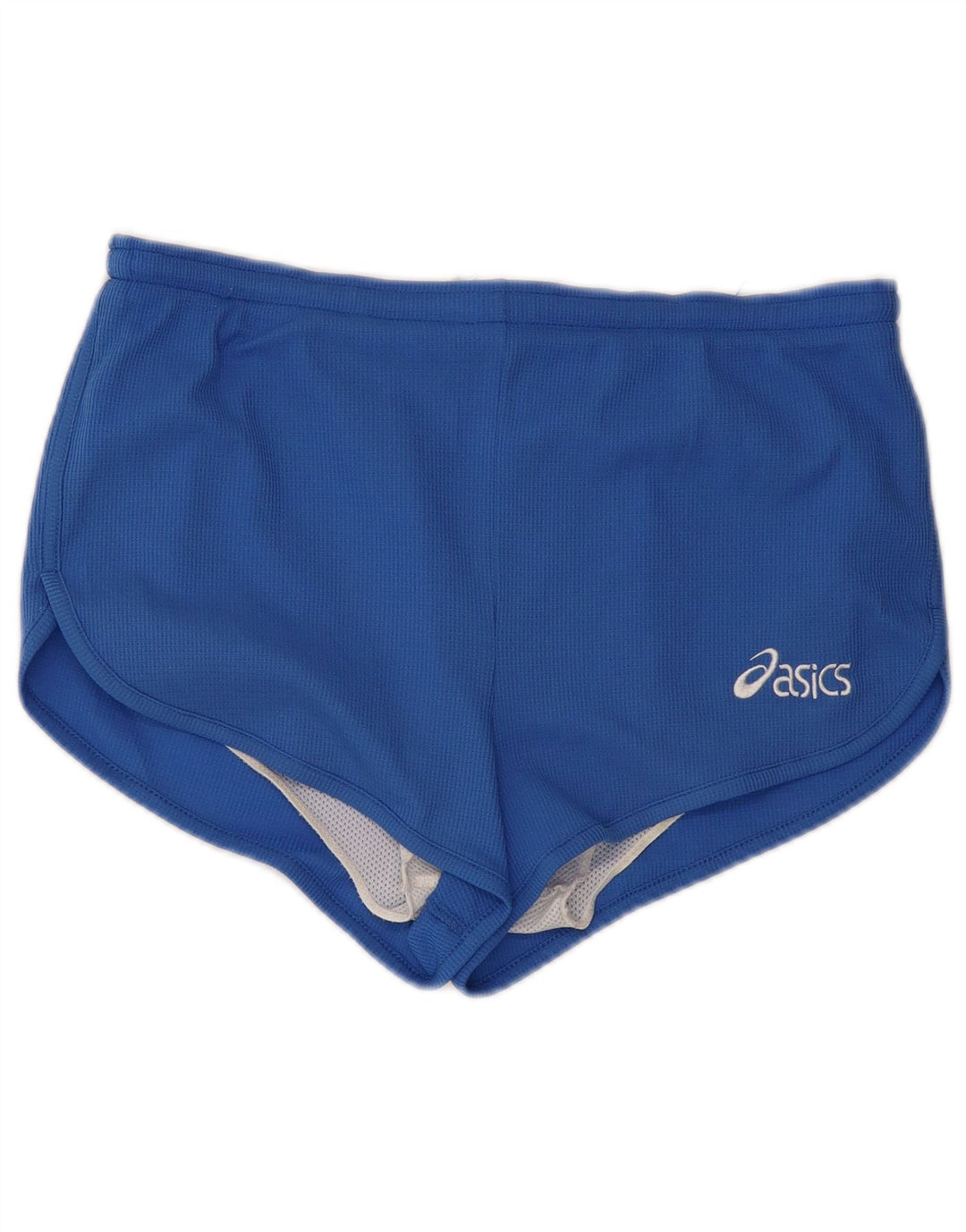 Asics Womens Sport Shorts UK 12 Medium  Blue Polyester