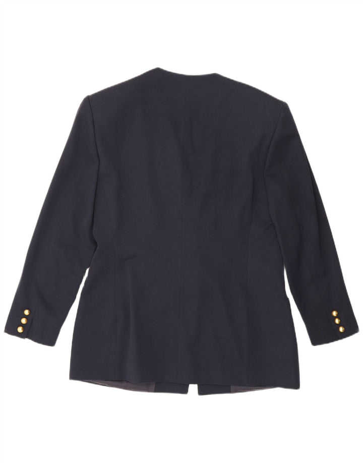 Giacca blazer da donna a 1 bottone Les Copains UK 14 medio blu navy