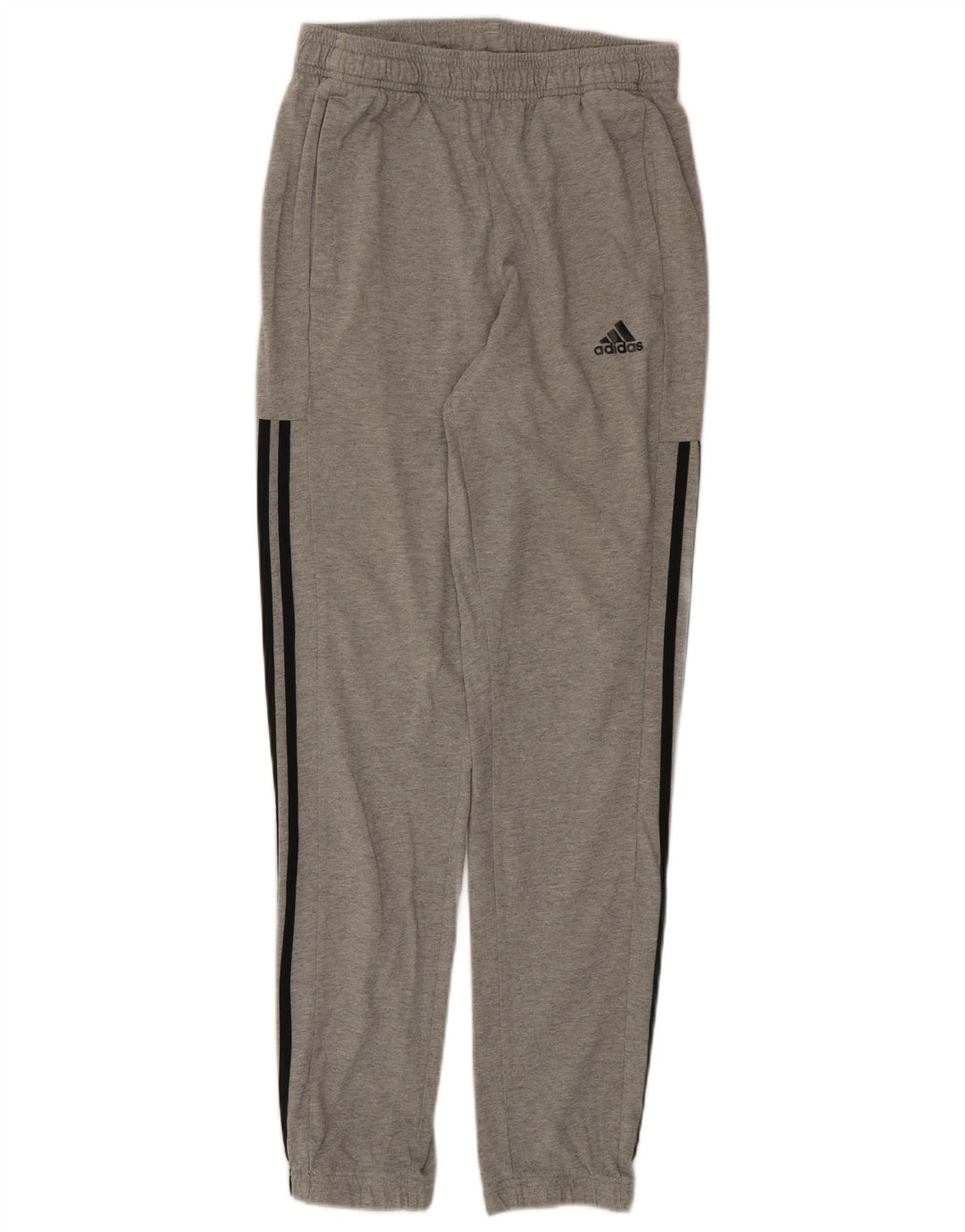 Adidas Mens Tracksuit Trousers Joggers Small  Grey Cotton
