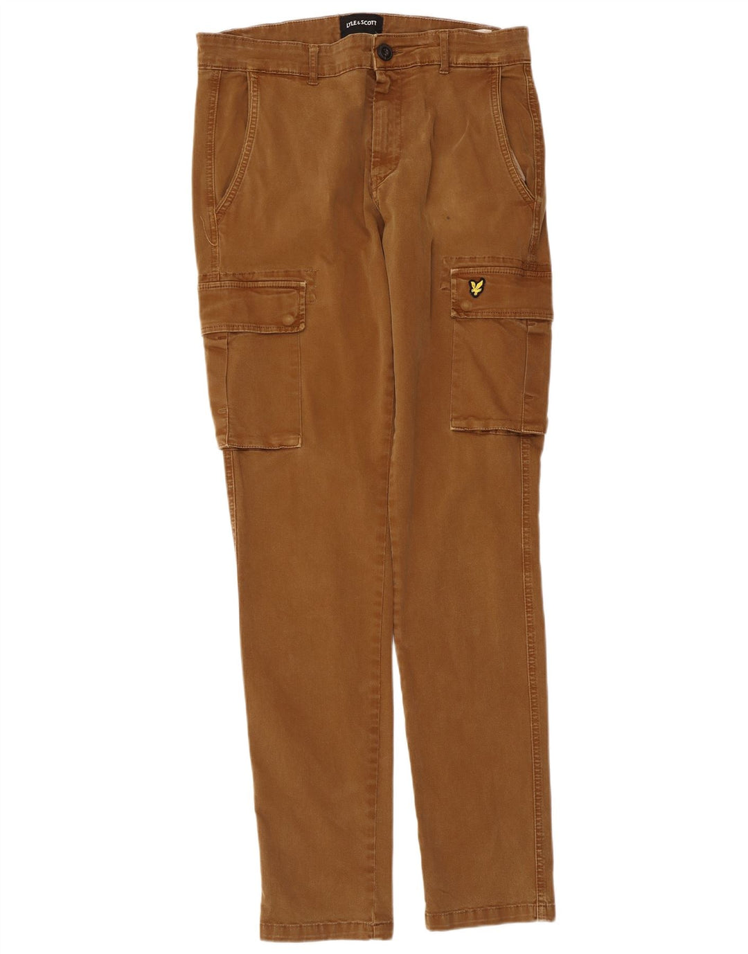Lyle & Scott Herre Slim Cargo Bukser W32 L33 Brun Bomuld
