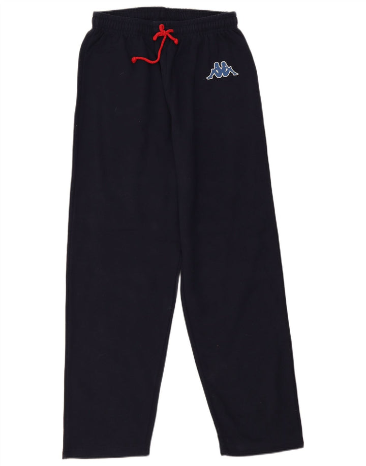 Kappa Mens Tracksuit Trousers Medium Navy Blue Cotton
