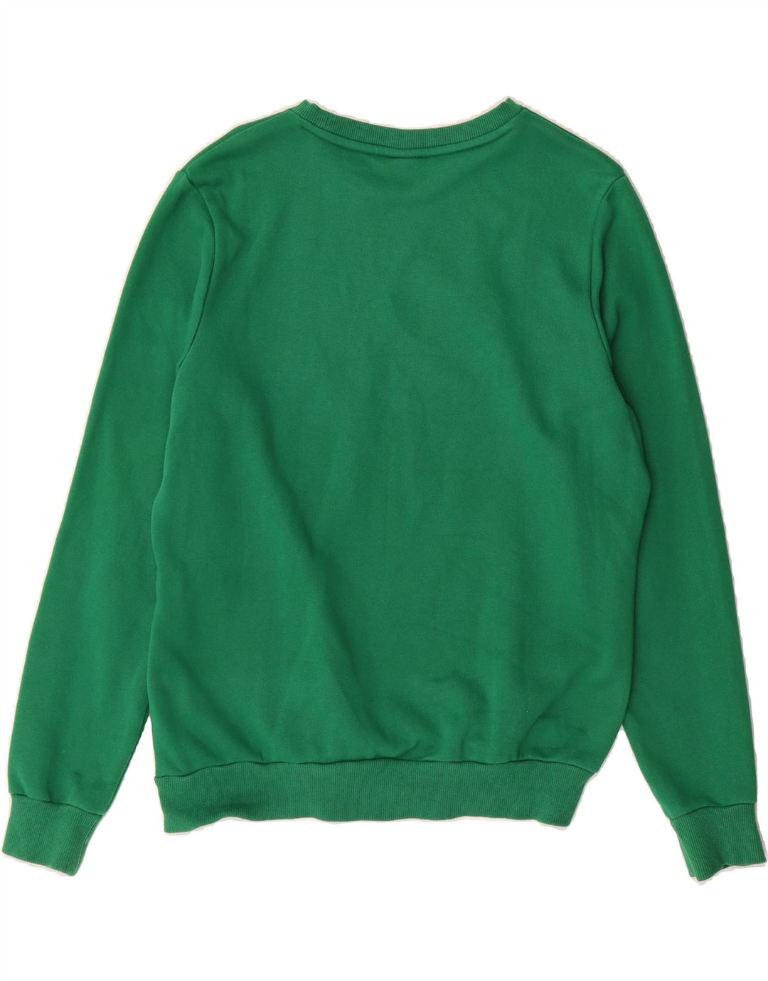 PUMA Womens Sweatshirt Jumper UK 16 Large Green Cotton Vintage Puma and Second-Hand Puma from Messina Hembry 