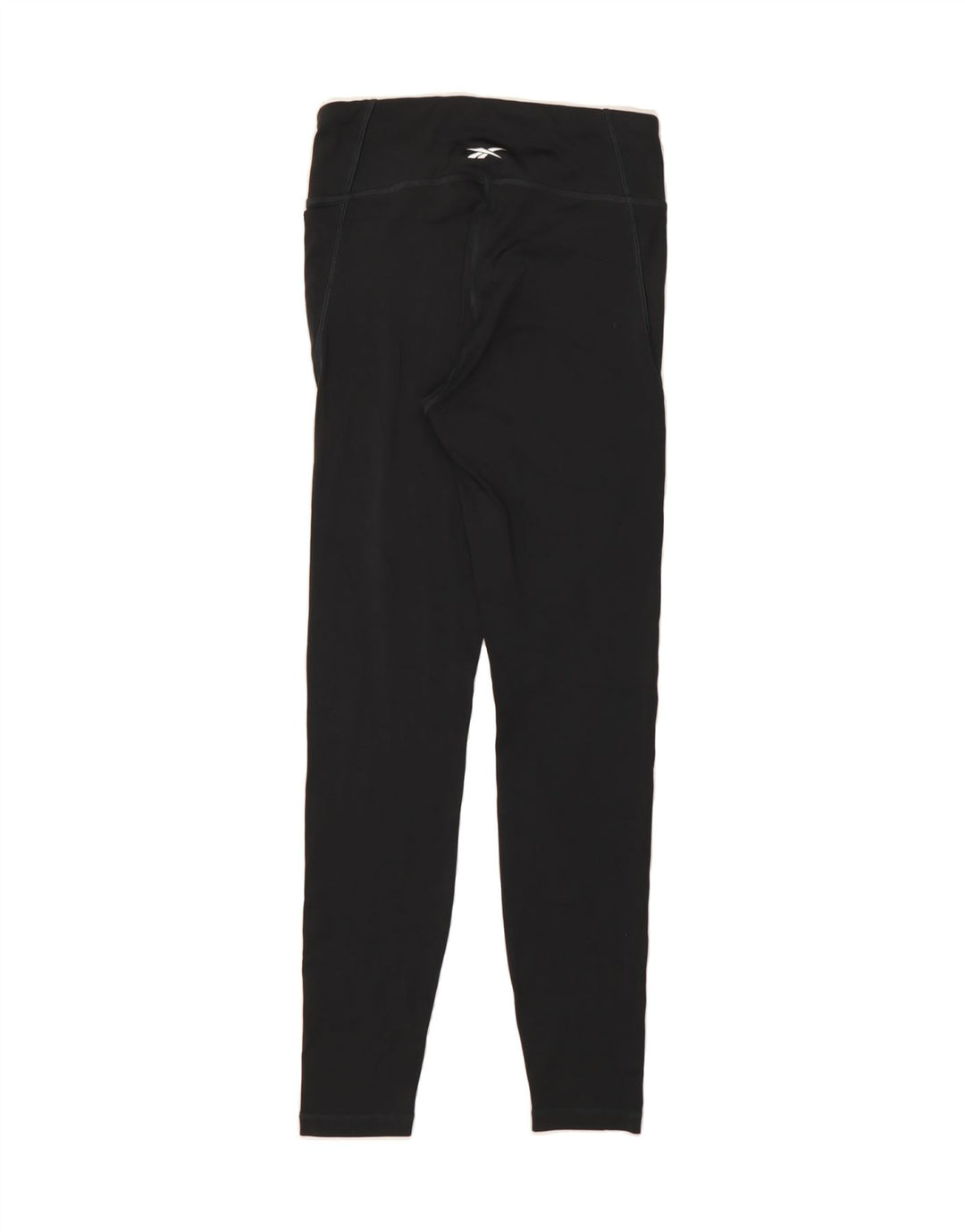 REEBOK Womens Leggings UK 12/14 Medium  Black Polyester Vintage Reebok and Second-Hand Reebok from Messina Hembry 