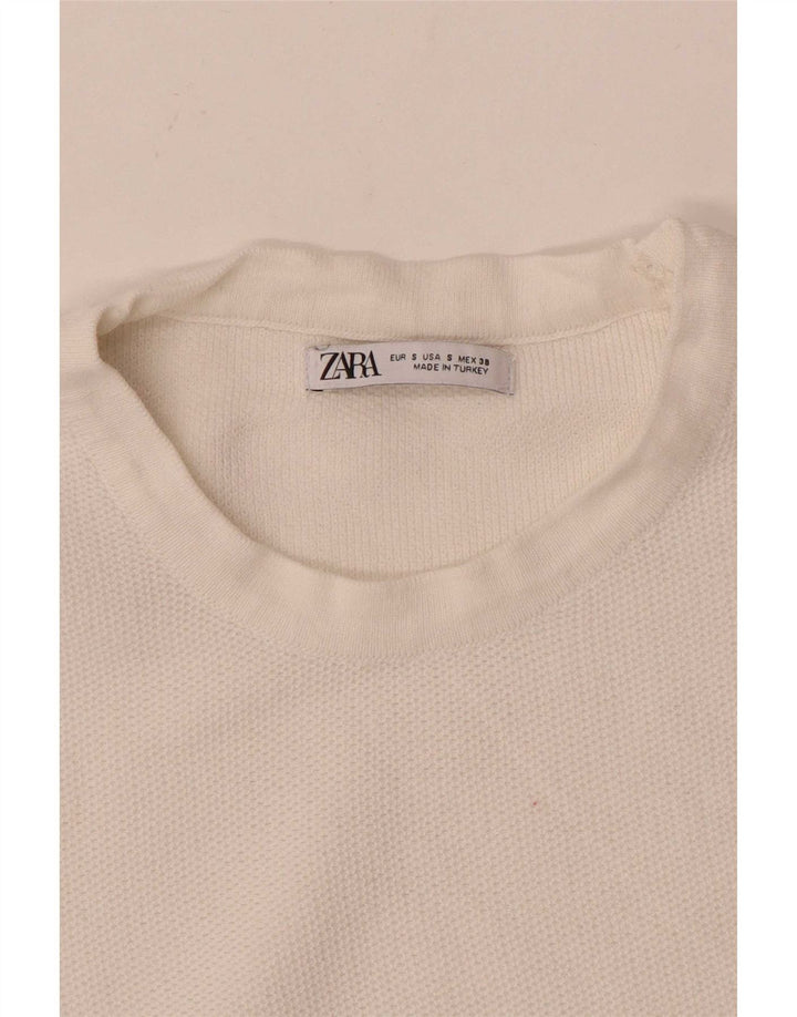 Zara T-Shirt Homme Haut Petit Blanc