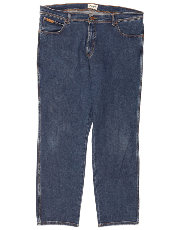 Wrangler Ανδρικό Texas Straight Jeans W42 L32 Μπλε βαμβακερό