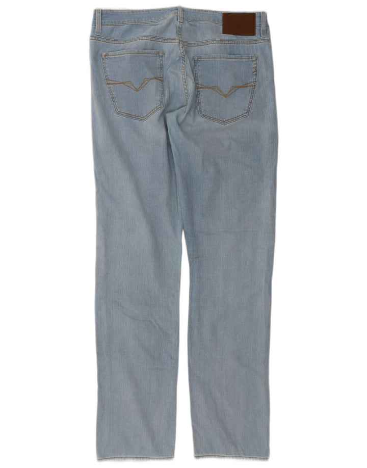 Guess Straight Jeans til mænd W34 L34 Blå Bomuld