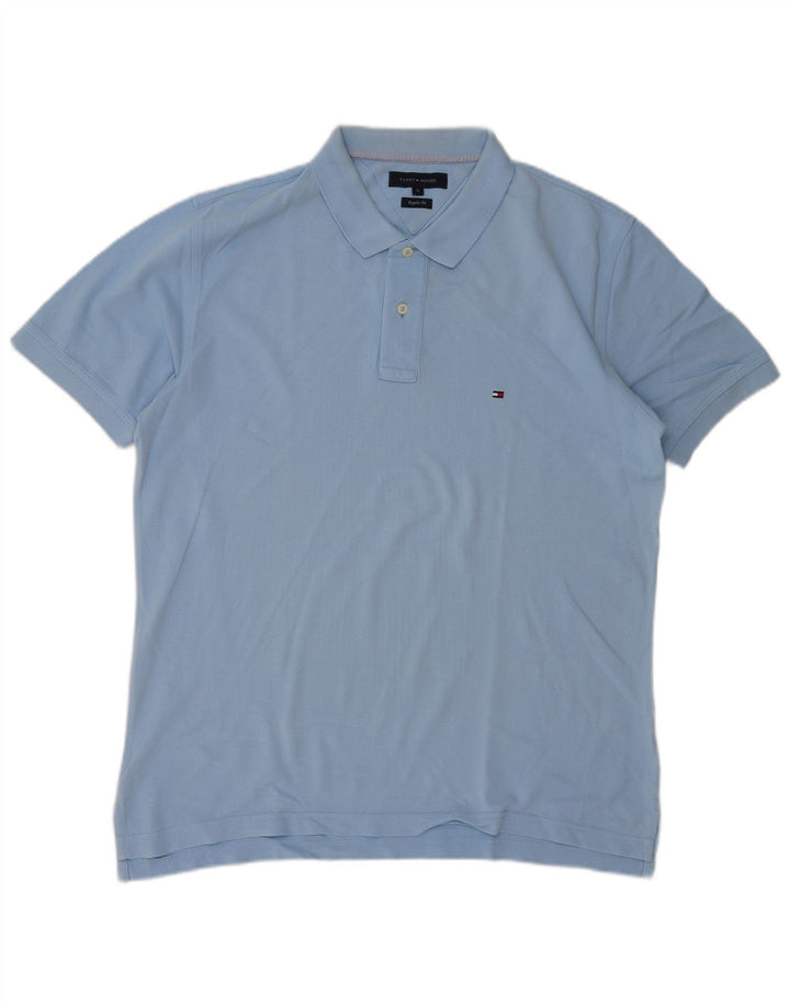 Tommy Hilfiger Mens Regular Fit Polo Shirt XL Blue