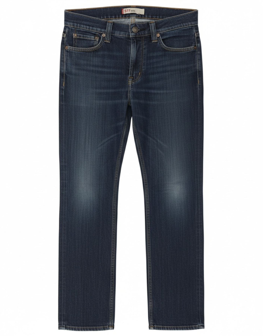 Levi's Herre 511 Slim Jeans W32 L32 Blå Bomuld