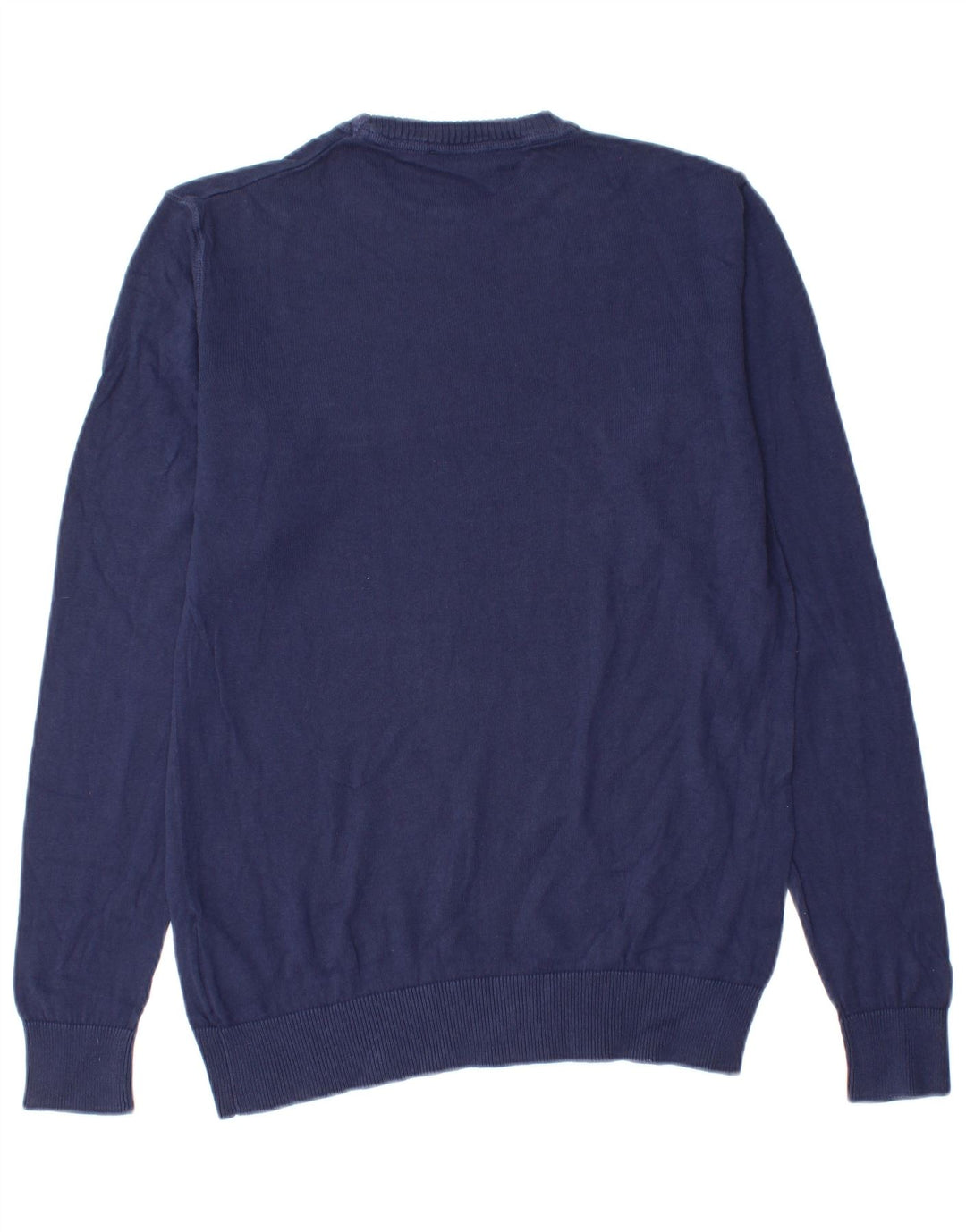 Maglione maglione girocollo da uomo Gas cotone medio blu navy