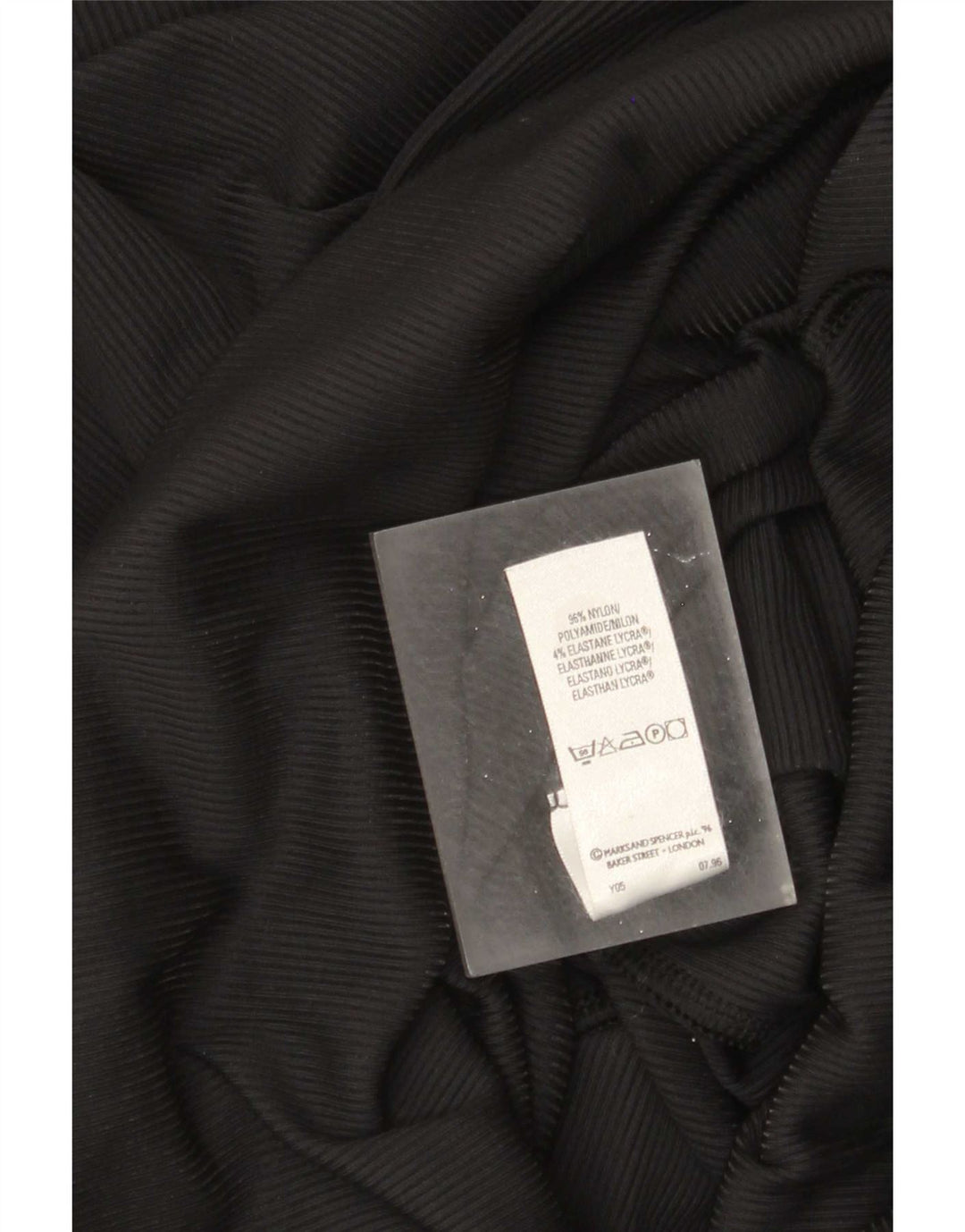 Marks & Spencer Dame Maxi Dress UK 10 Small Black Nylon