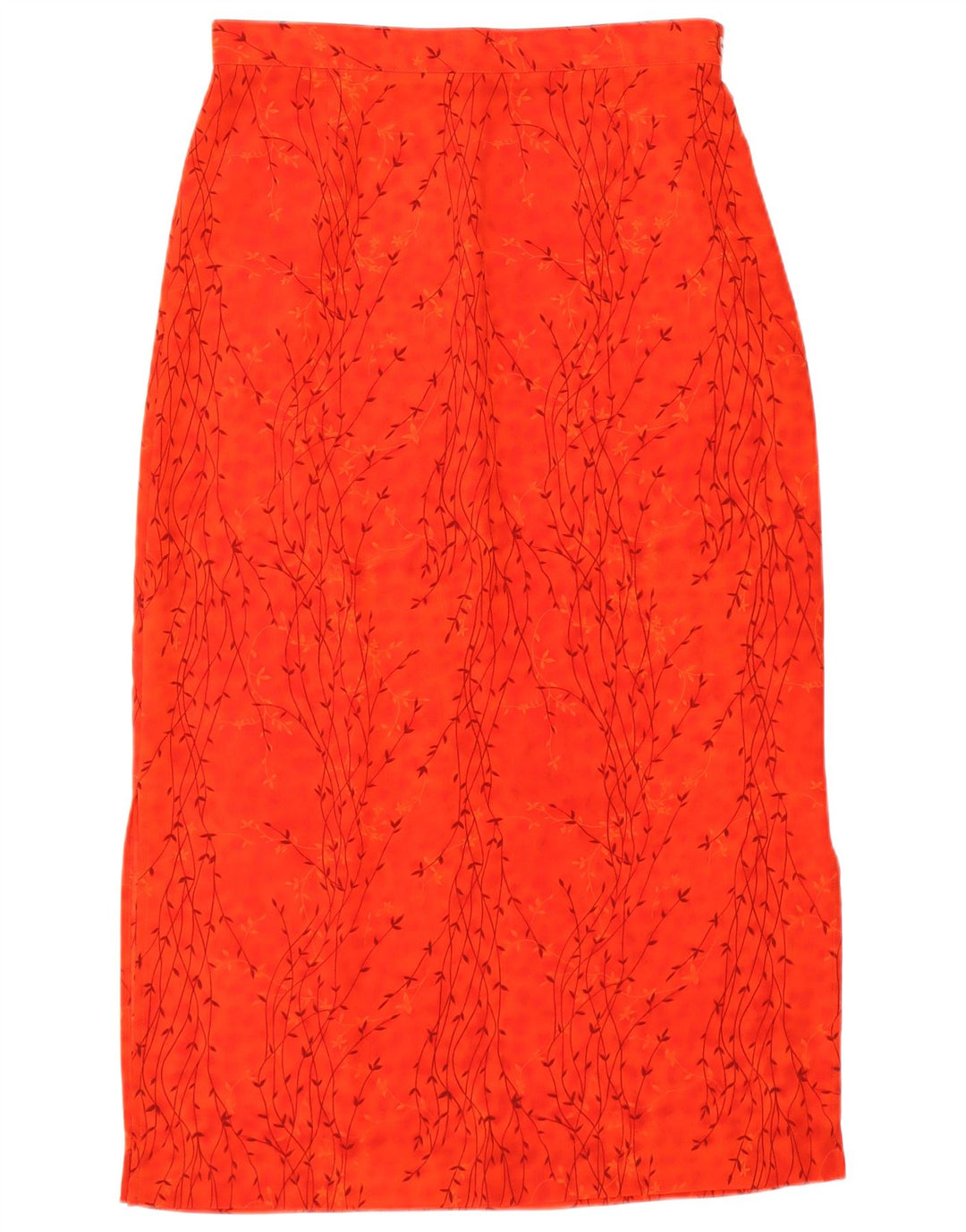 VINTAGE Womens Abstract Pattern Straight Skirt W30 Medium  Red