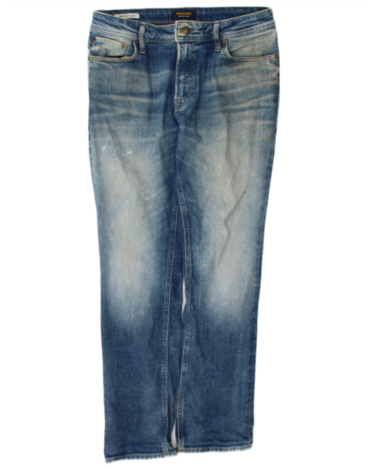 Jack & Jones Mens GLENN Slim Jeans W30 L30 Blue Cotton