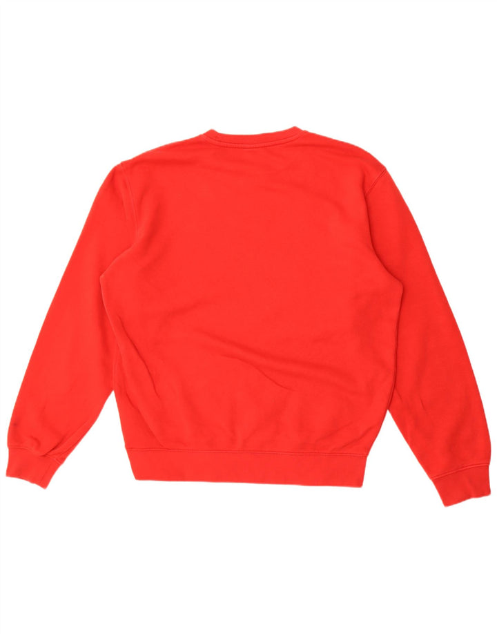 Champion Herre Grafisk Sweatshirt Jumper Stor Rød Bomuld