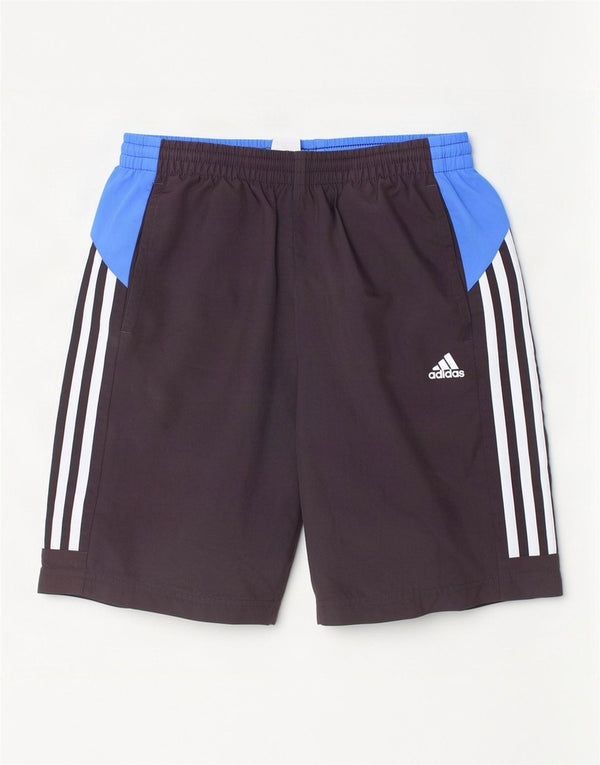 Adidas Short de Sport Garçon 13-14 Ans Noir Colorblock Polyester