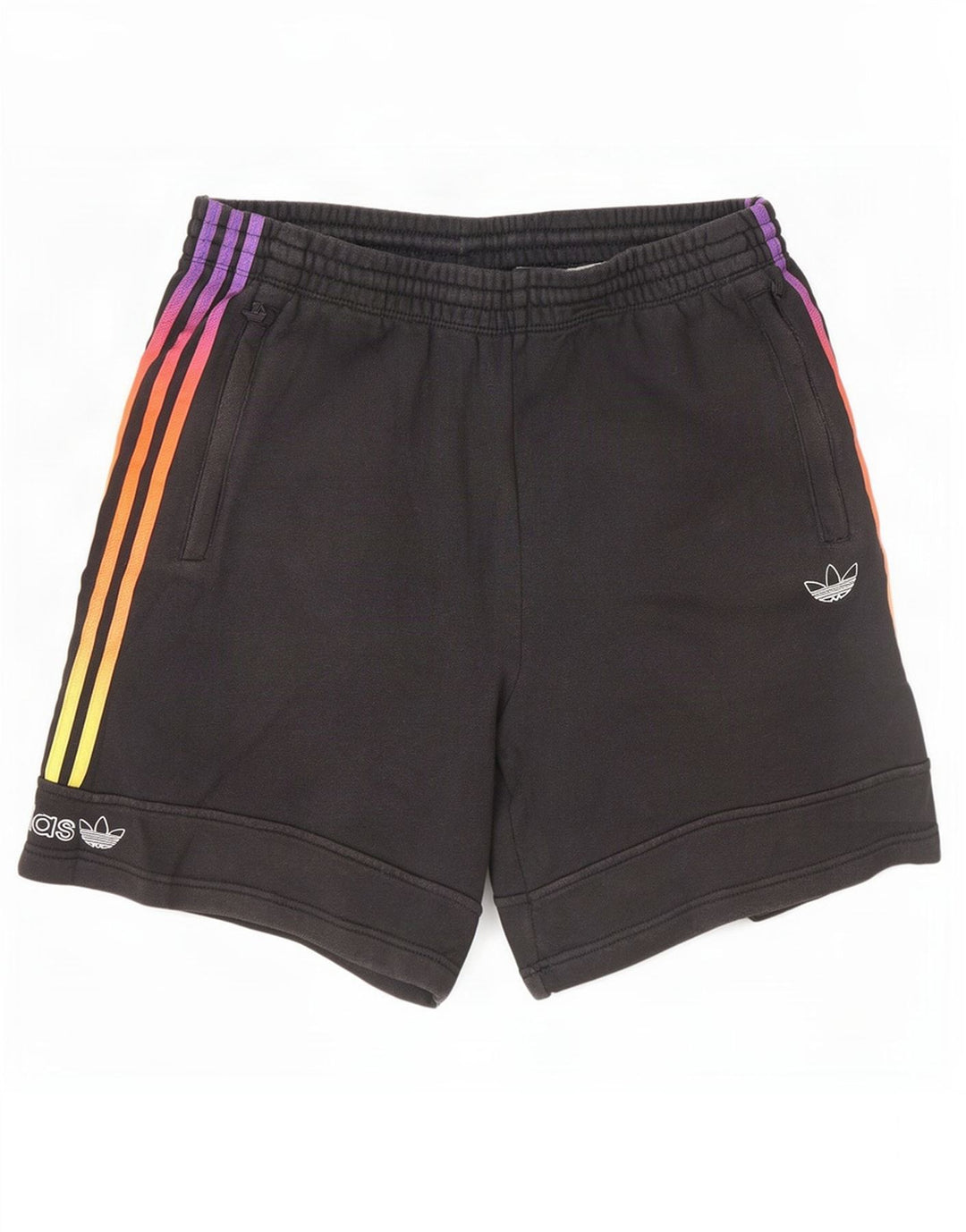Męskie spodenki sportowe Adidas, duże, czarne, bawełniane