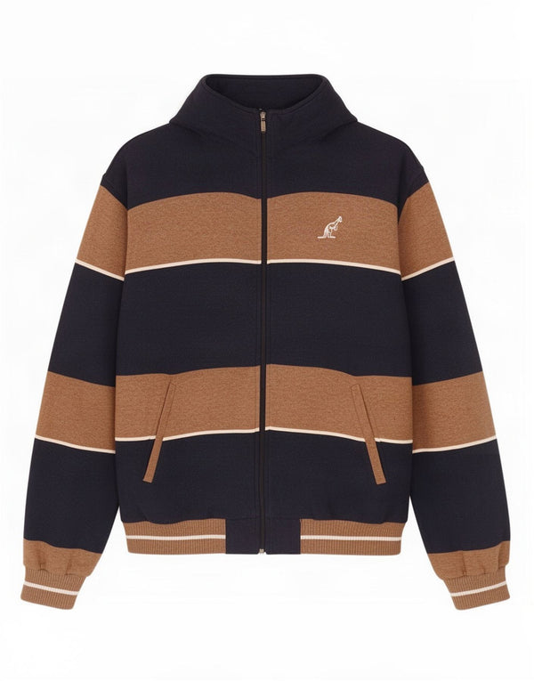 Maglione cardigan da uomo AUSTRALIAN L'ALPINA IT 56 2XL Blu navy a righe