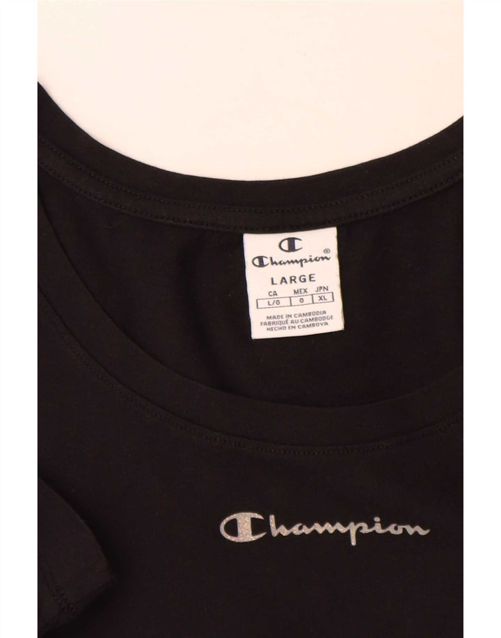 Champion Herren T-Shirt Top Large Schwarz