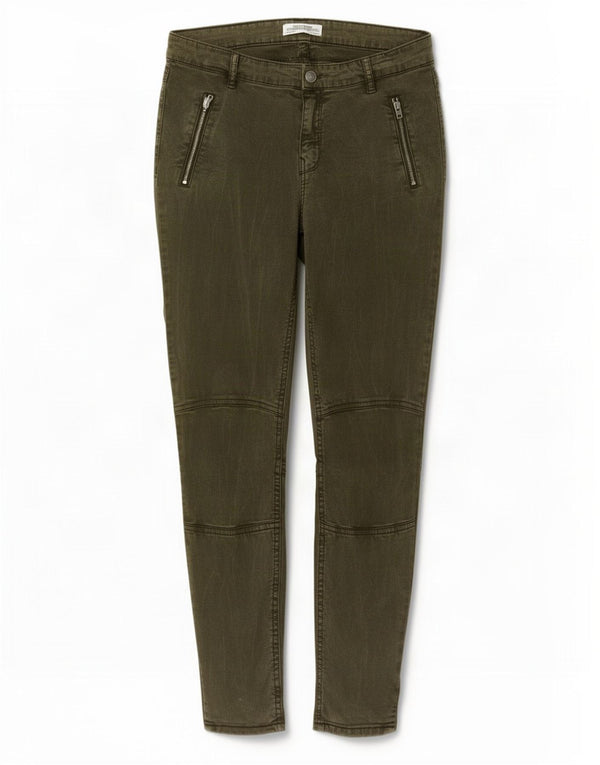Jeans skinny da donna Zara EU 38 Small W28 L27 Khaki Lyocell