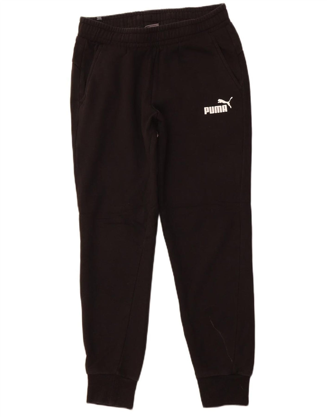 PUMA Herren-Trainingshose, Jogginghose, mittelschwarz, Baumwolle