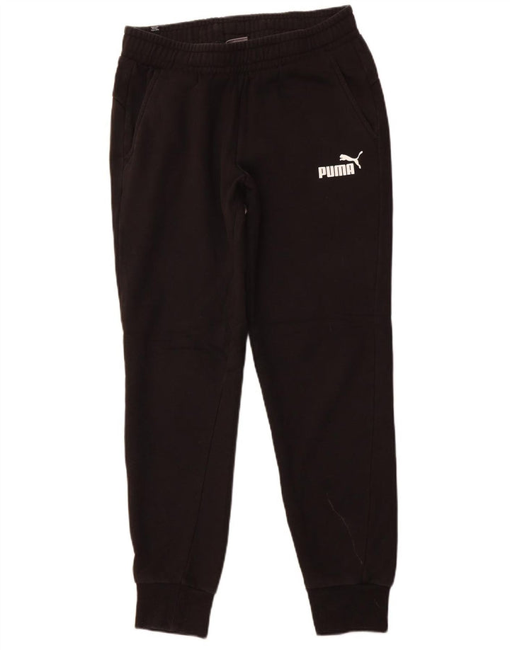 PUMA Herren-Trainingshose, Jogginghose, mittelschwarz, Baumwolle