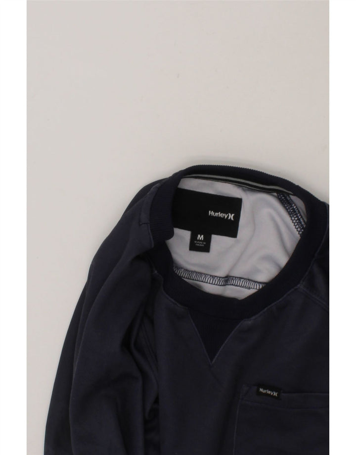 HURLEY Boys Sweatshirt Jumper 11-12 Years Medium  Navy Blue Tie Dye Vintage Hurley and Second-Hand Hurley from Messina Hembry 