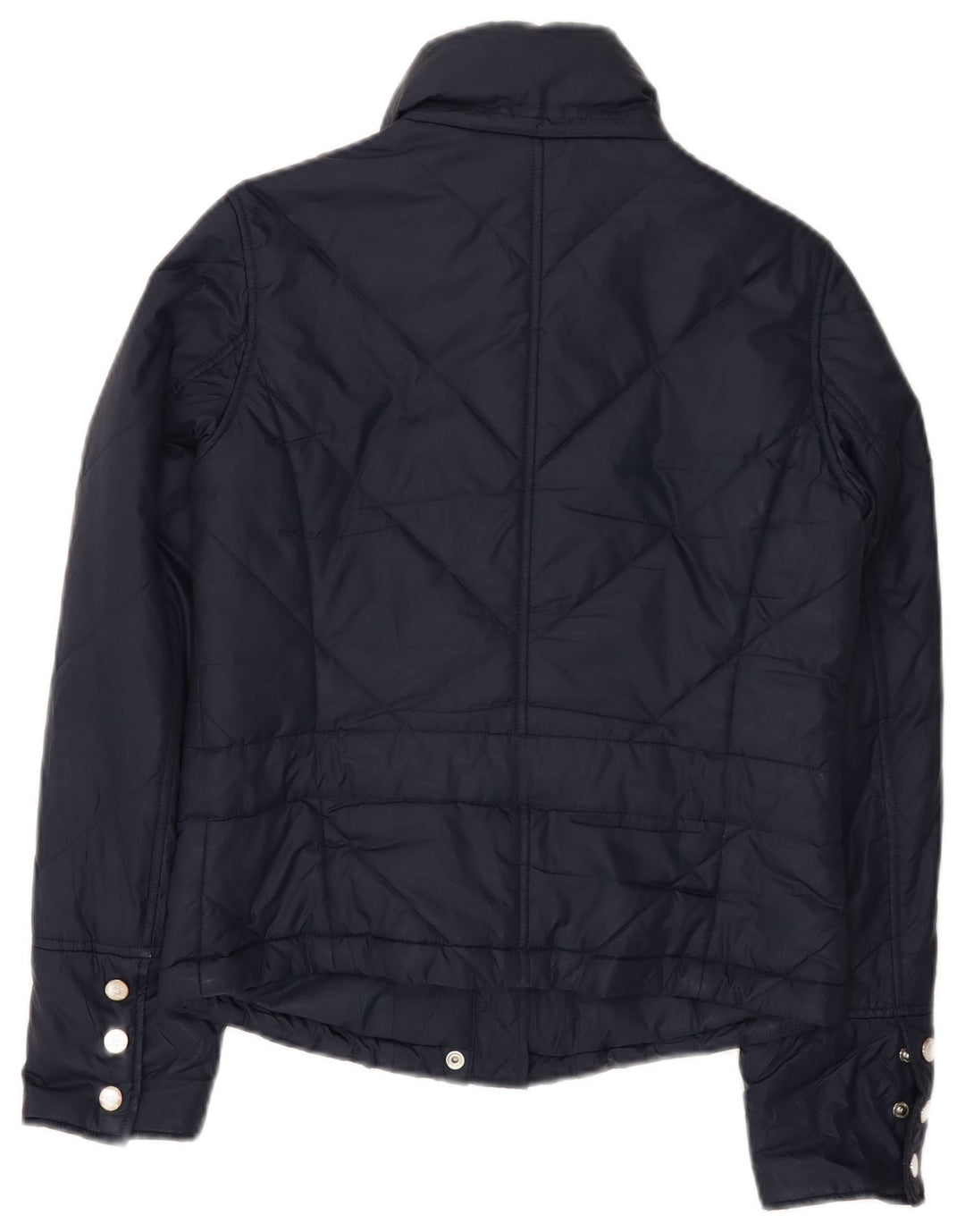 Tommy Hilfiger Chaqueta acolchada para mujer UK 10 Small Poliéster azul marino