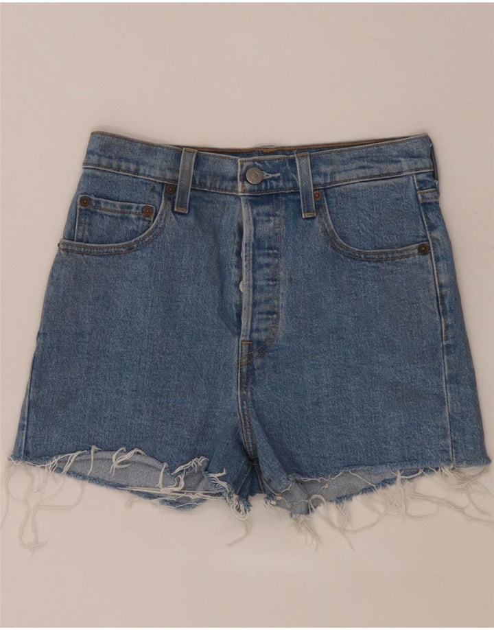Levi's Womens Denim Shorts W26 Small Blue Cotton