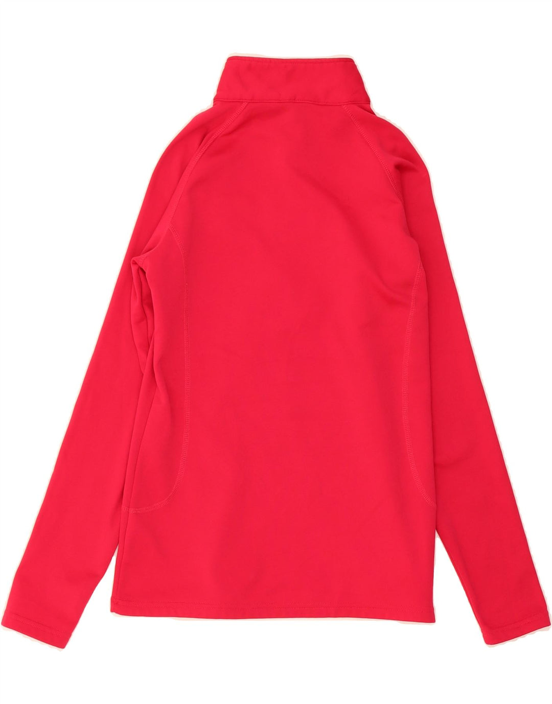 EDDIE BAUER Womens Zip Neck Pullover Tracksuit Top UK 12 Medium Red Vintage Eddie Bauer and Second-Hand Eddie Bauer from Messina Hembry 