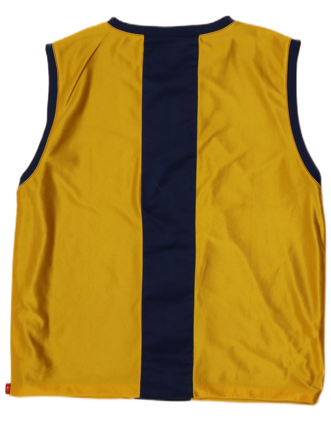 Mazine Mens Vest Top XL Yellow Colourblock Polyester