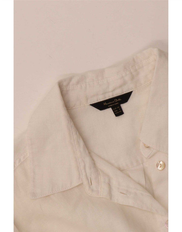 Camisa feminina Massimo Dutti EU 36 XS Branco