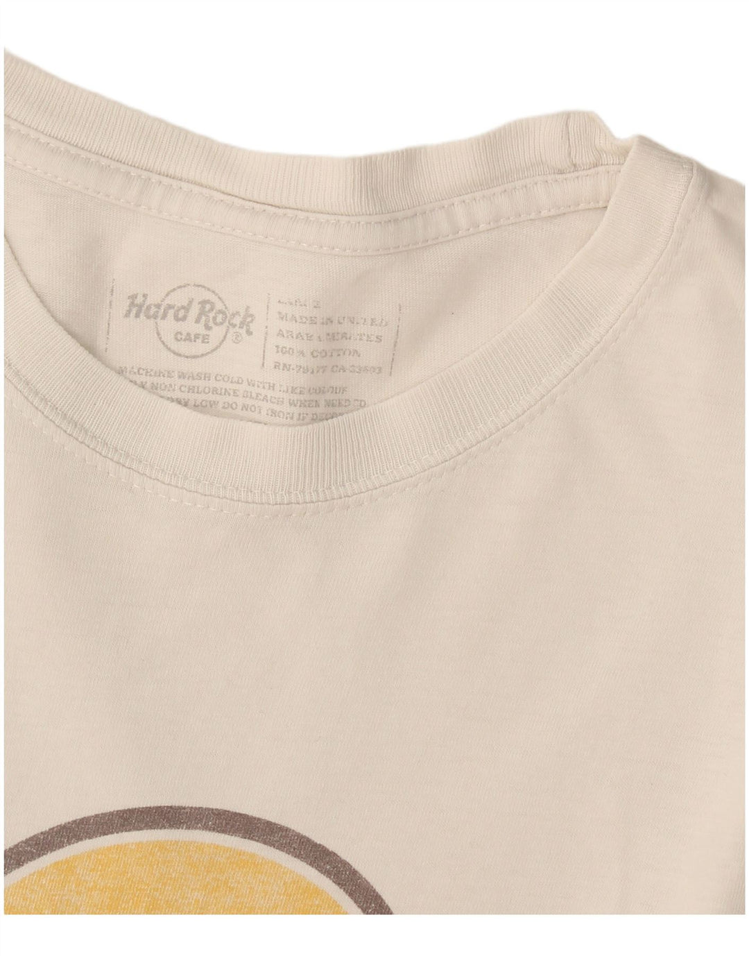 T-shirt grafica da uomo Hard Rock Cafe Monaco di Baviera, cotone bianco medio