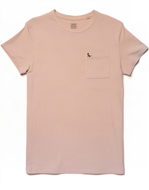 Jack Wills Herre Slim Fit T-Shirt Top Medium Hvid Bomuld