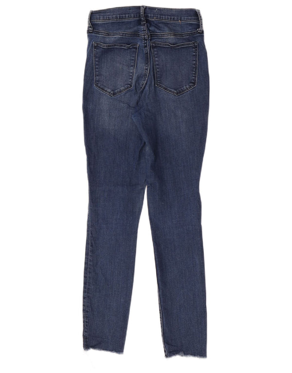Gap Dame Super High Rise Skinny Jeans US 00 2XS W24 L27 Blå Bomuld