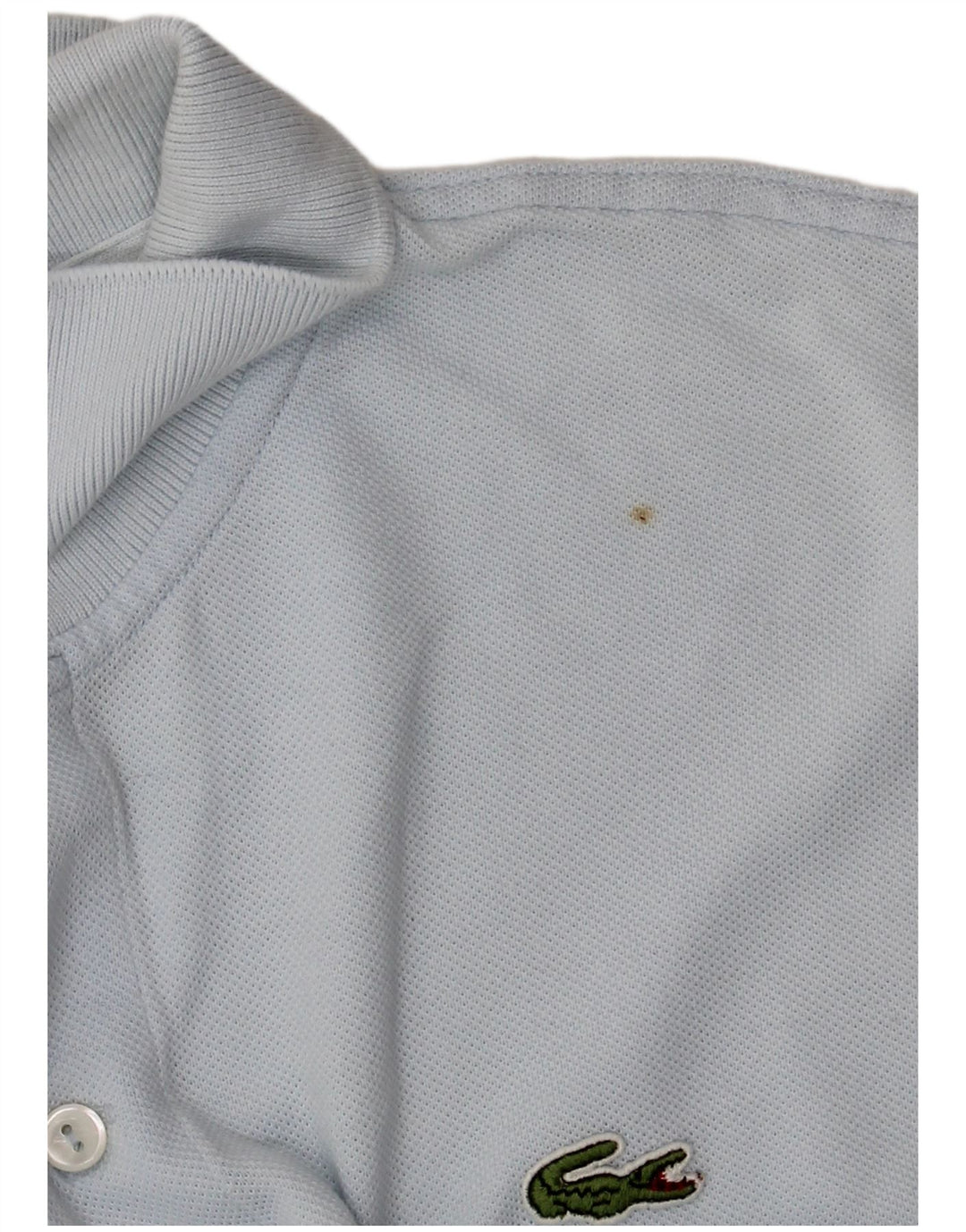 Lacoste Mens Polo Shirt Size 6 XL Blue Cotton