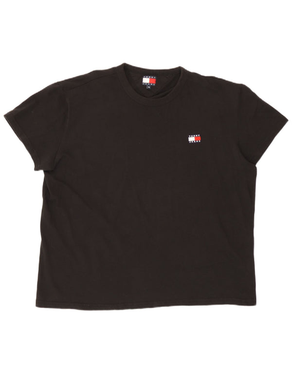 Tommy Hilfiger Camiseta para Mujer Top UK 18 XL Algodón Negro