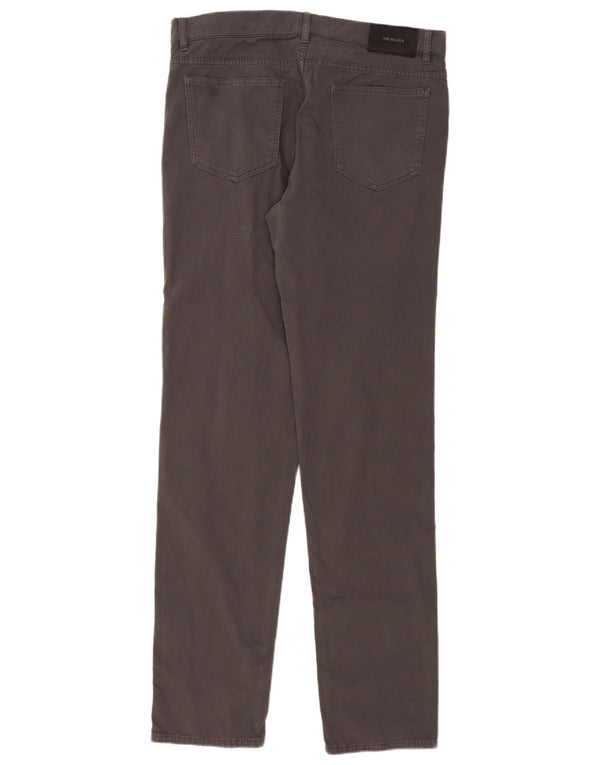 Trussardi Mens Slim Casual Trousers W36 L36 Grey
