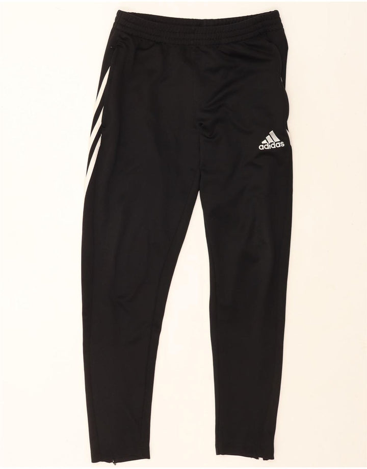 Pantaloni de trening Adidas Climalite pentru bărbați, poliester mediu negru