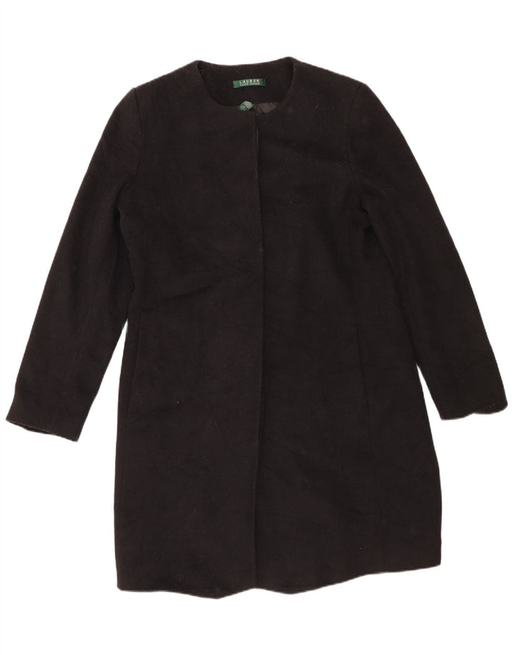 Ralph Lauren Pardessus pour femme US 10 Grande laine noire