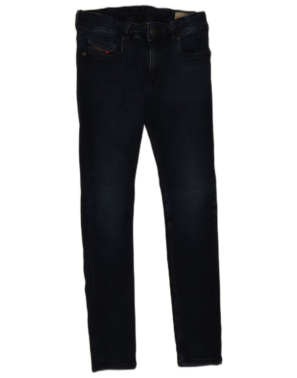 Джинсы Diesel Slim для мальчиков 13-14 лет W28 L29 Темно-синие, хлопок