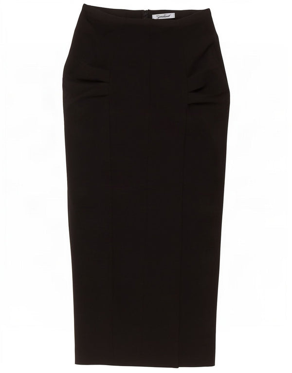 Женская макси-юбка Zara Medium W28, черный хлопок